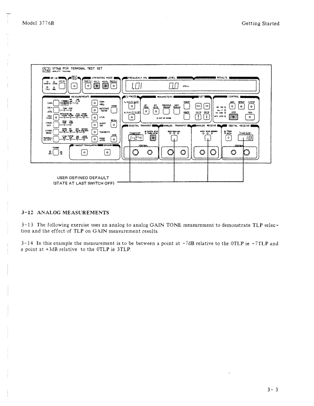 HP 3776B manual 