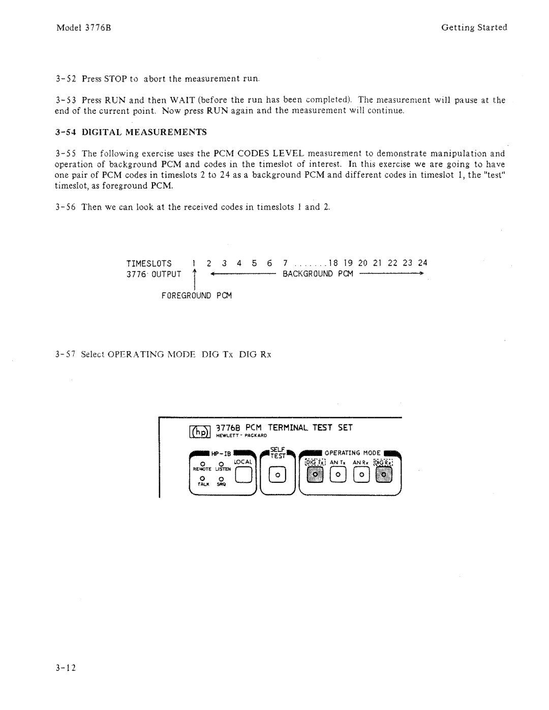 HP 3776B manual 