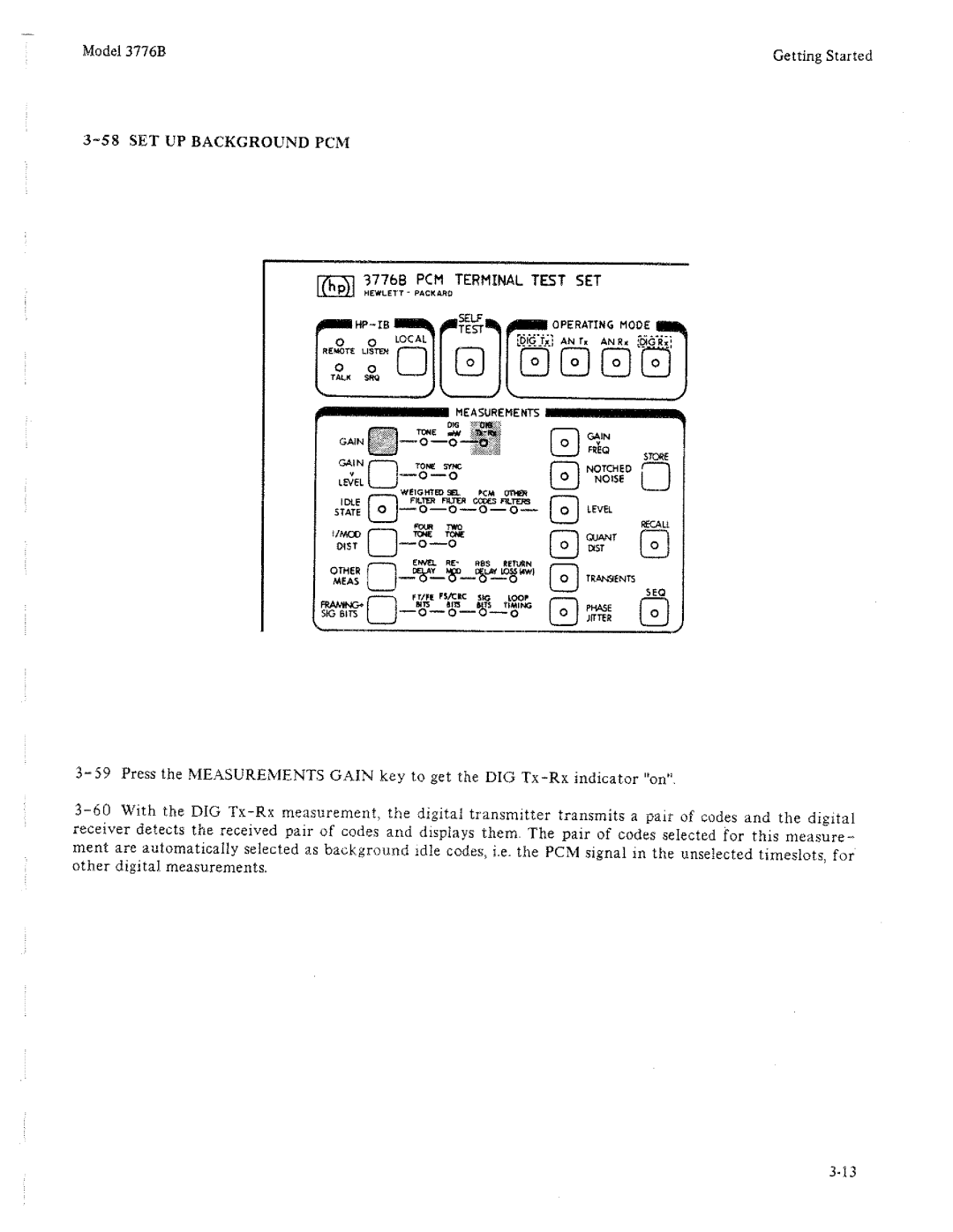 HP 3776B manual 