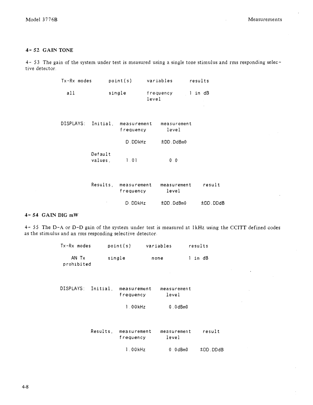 HP 3776B manual 