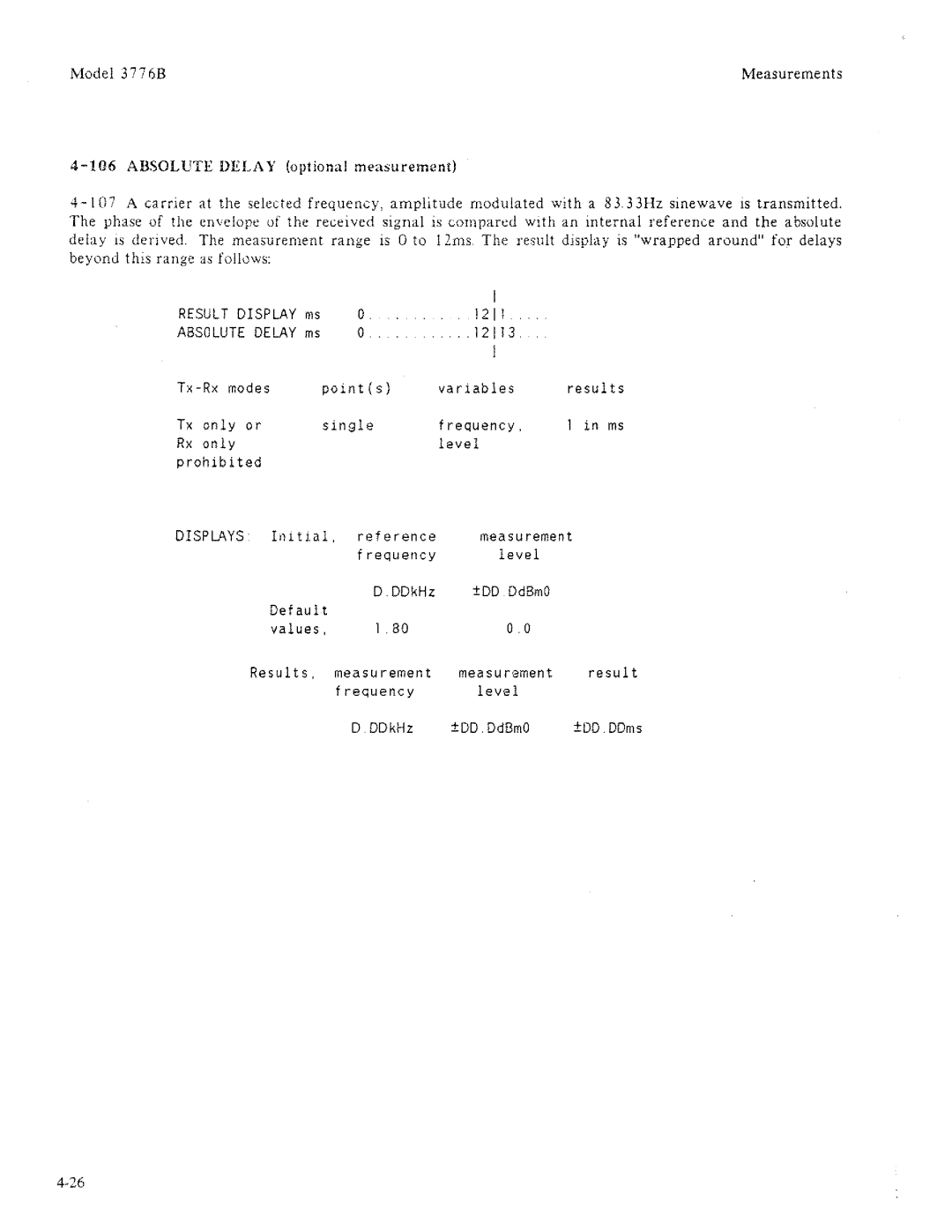 HP 3776B manual 