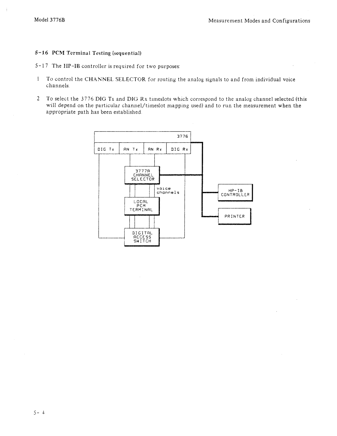 HP 3776B manual 