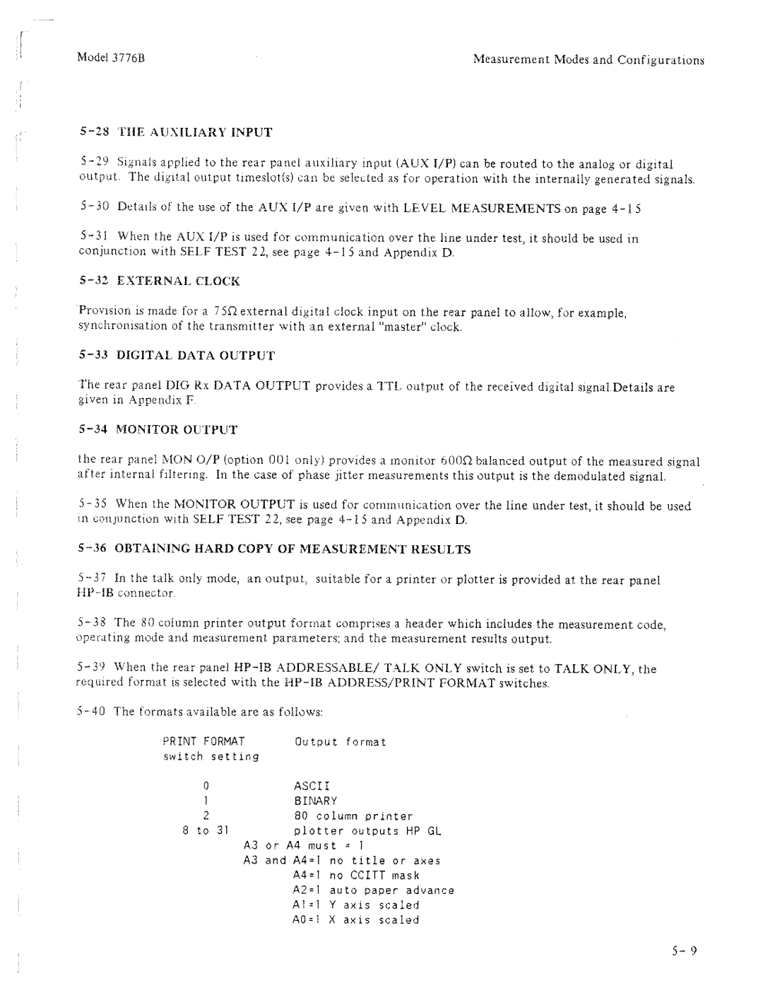 HP 3776B manual 