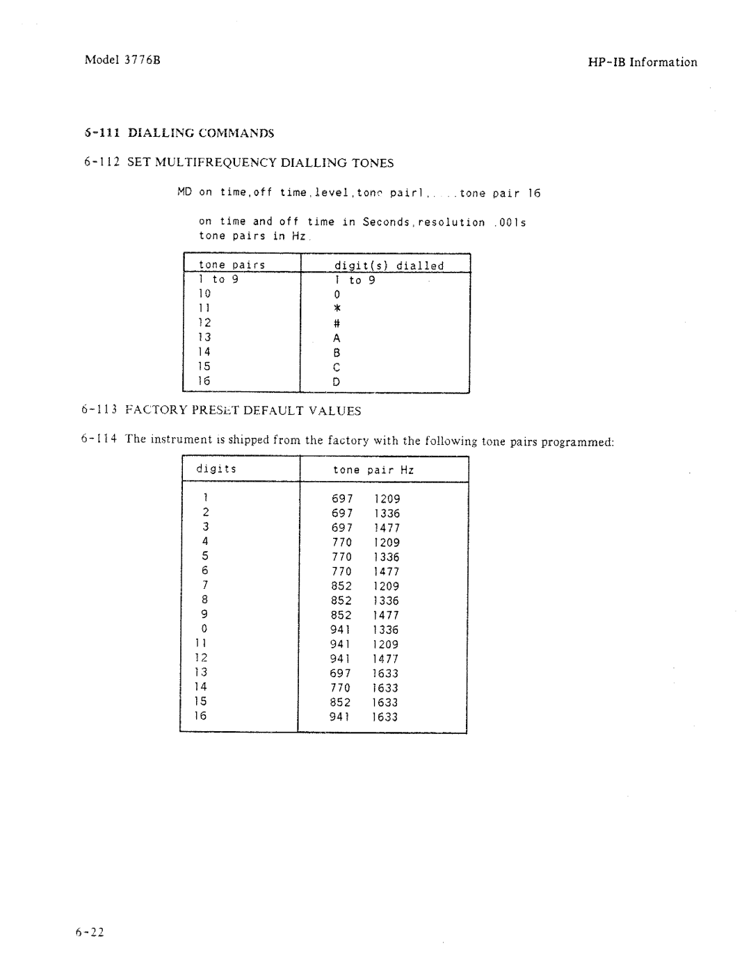 HP 3776B manual 