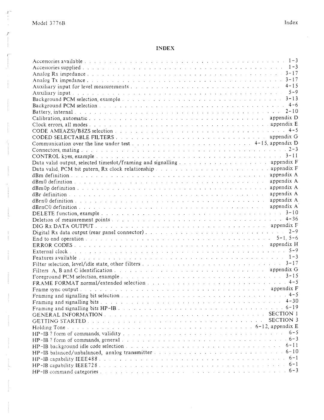 HP 3776B manual 