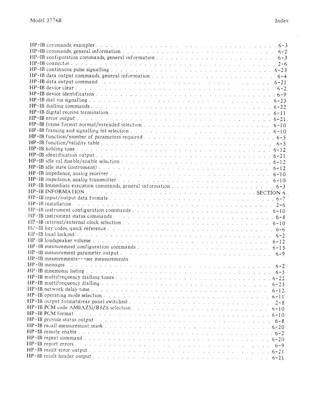 HP 3776B manual 