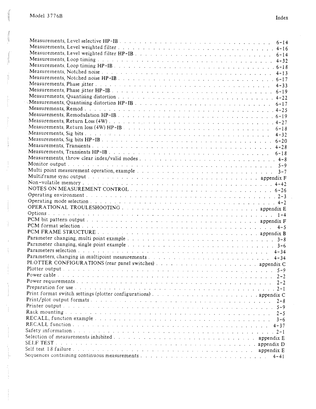 HP 3776B manual 