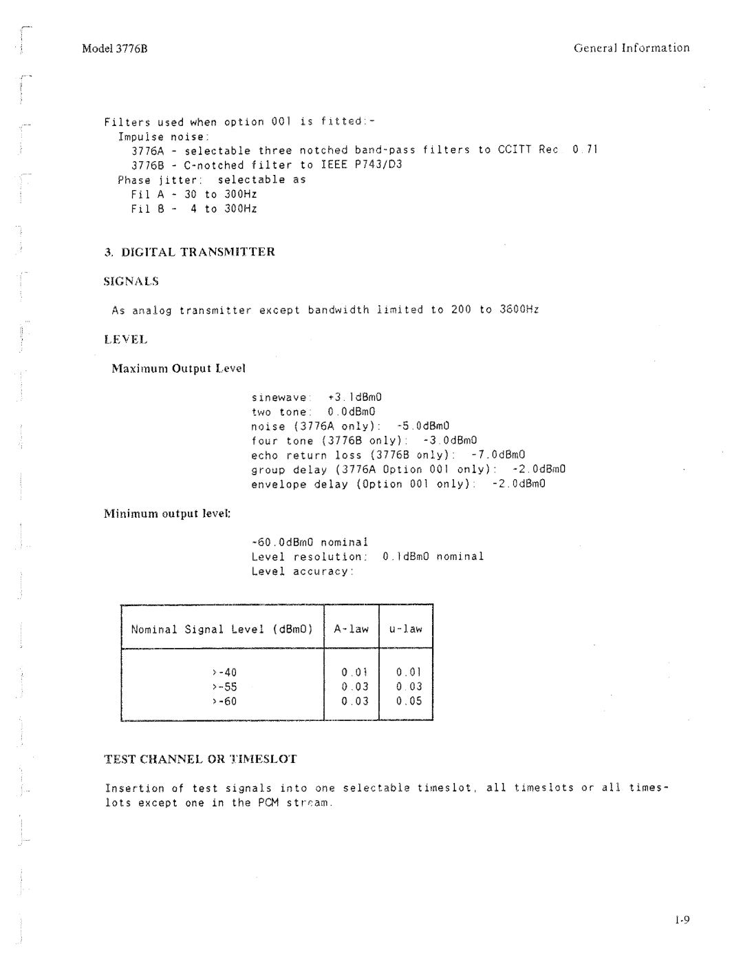 HP 3776B manual 