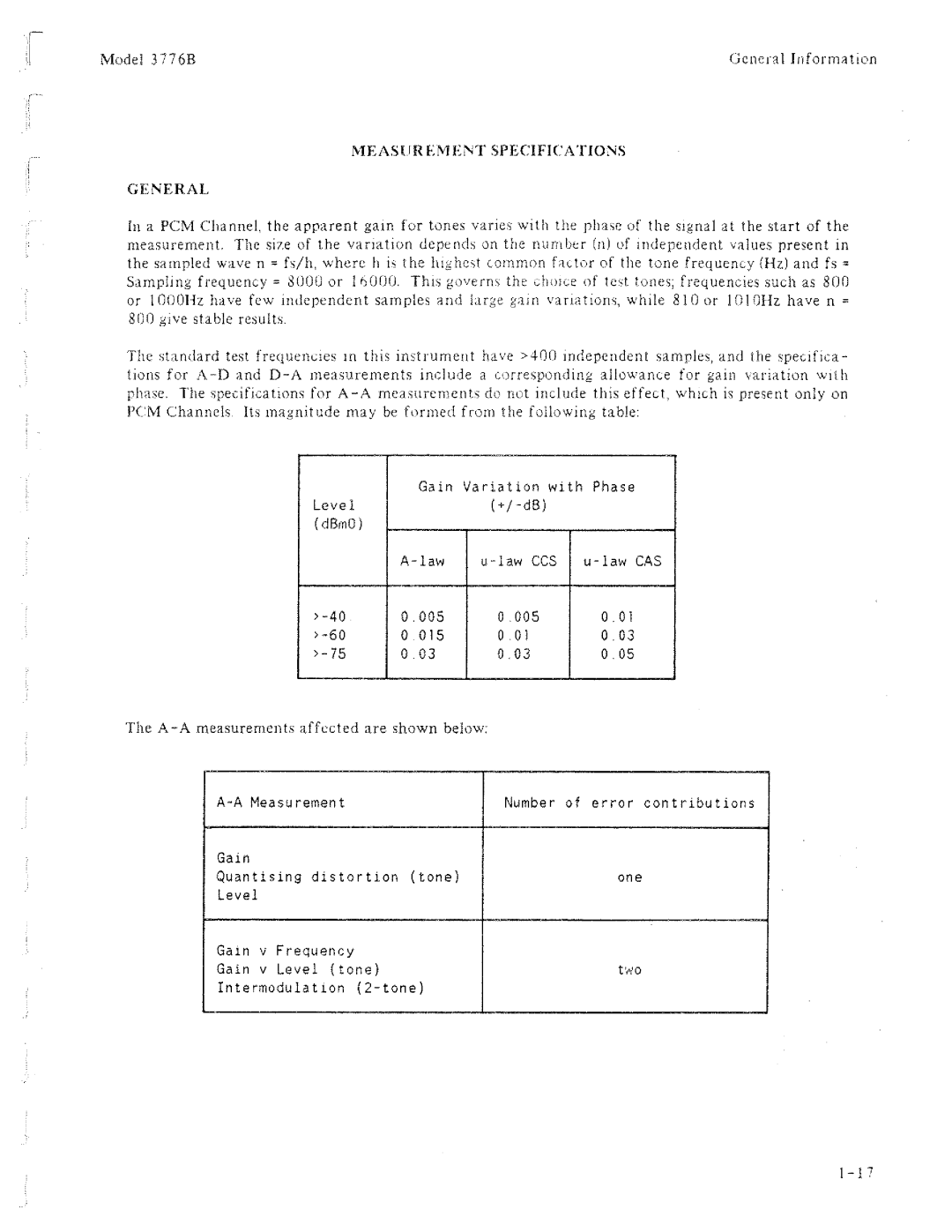 HP 3776B manual 