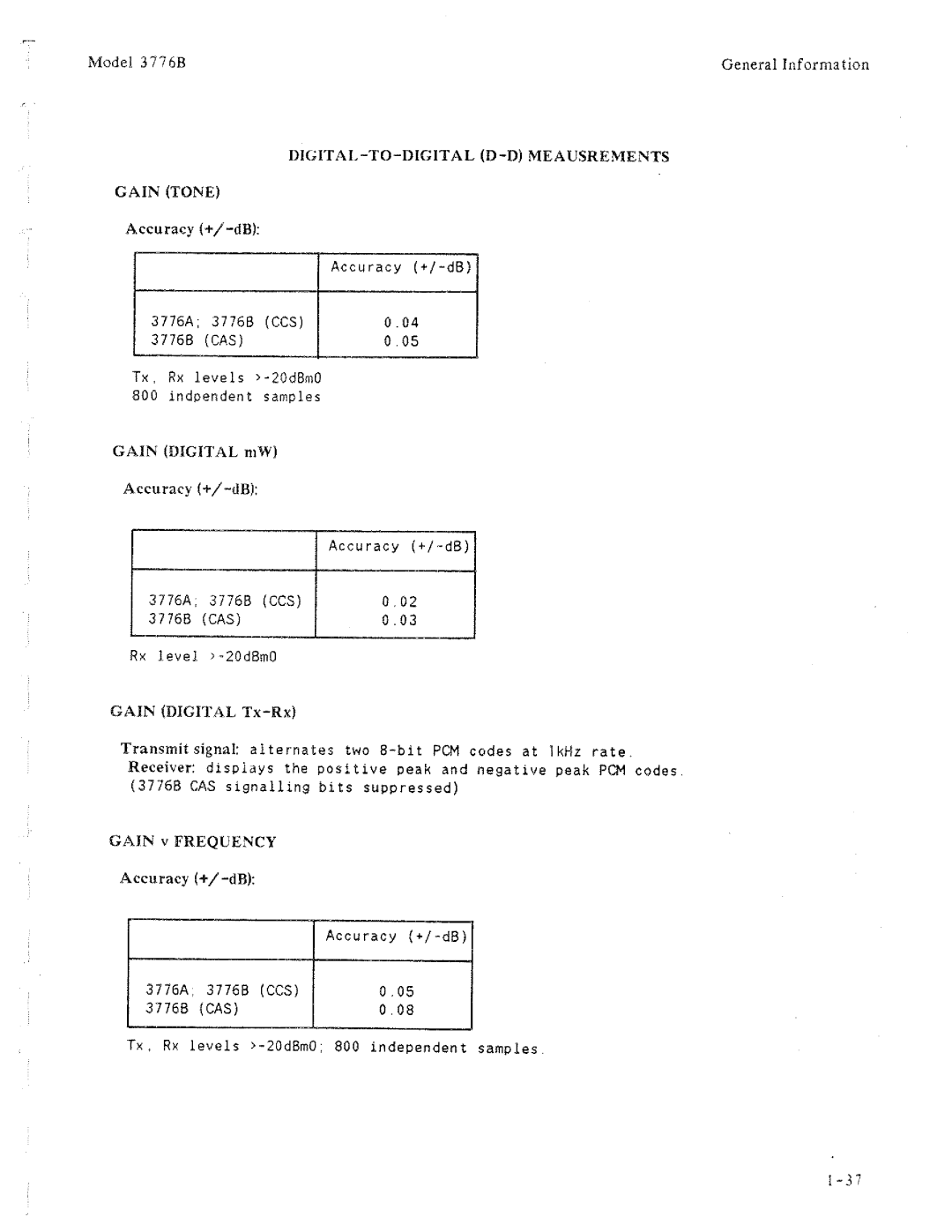 HP 3776B manual 