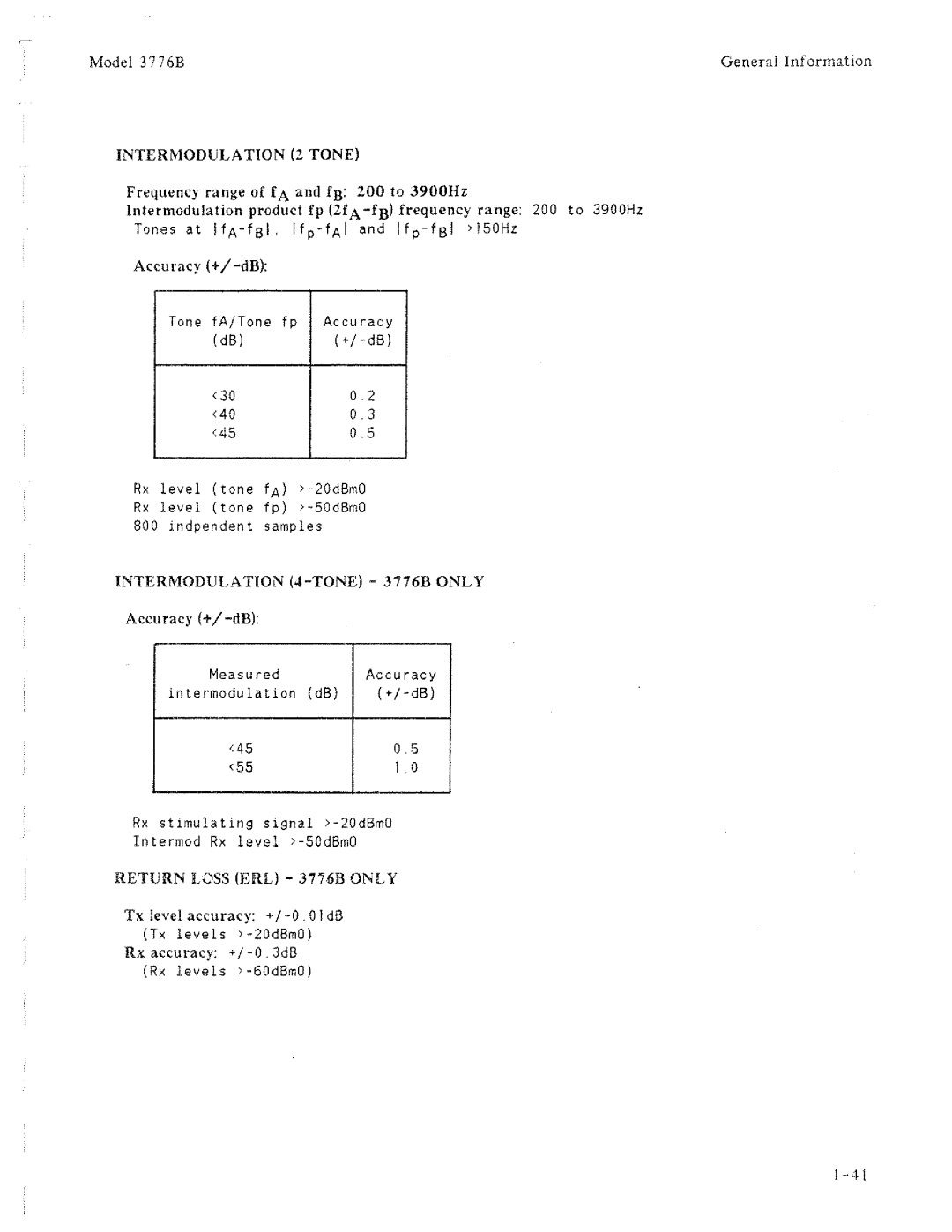 HP 3776B manual 