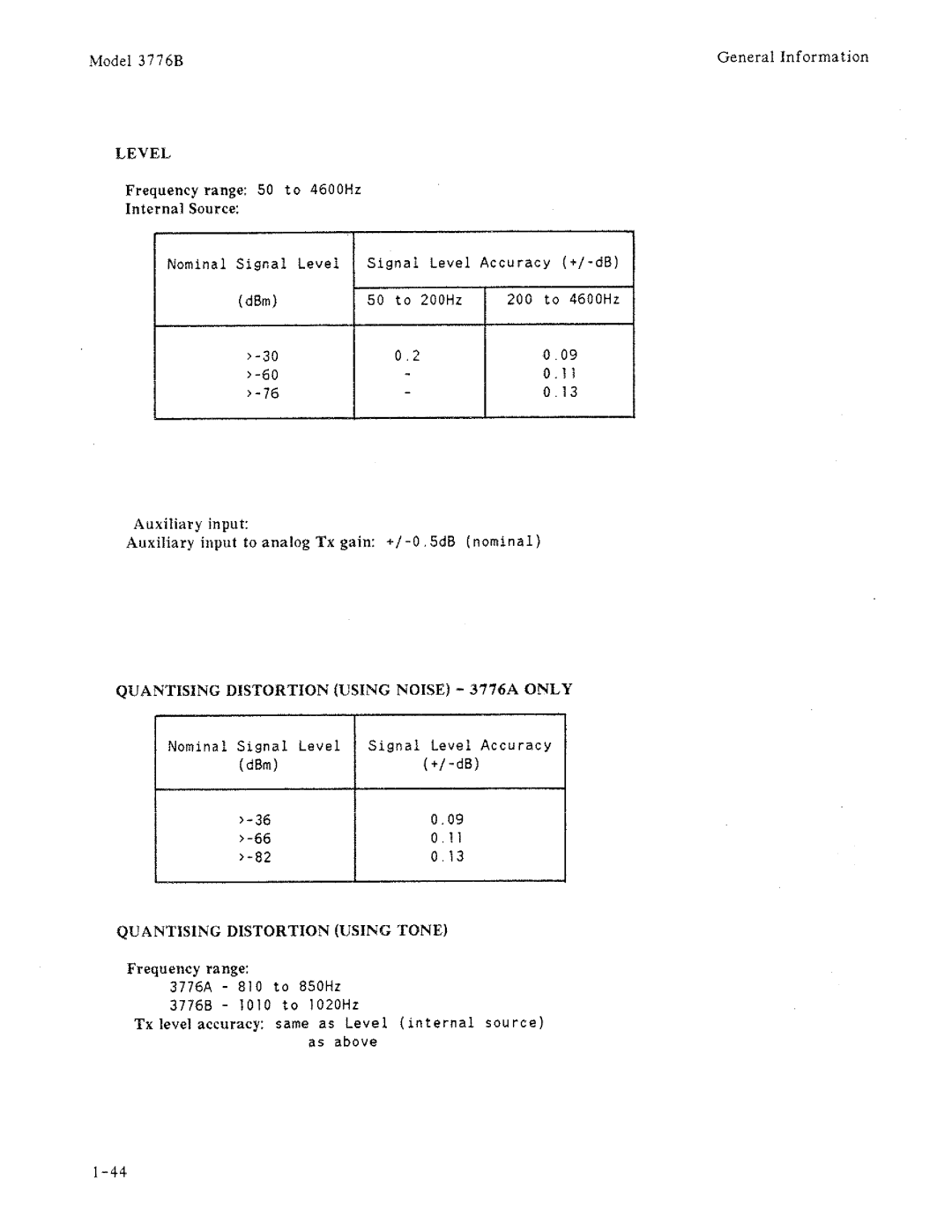 HP 3776B manual 