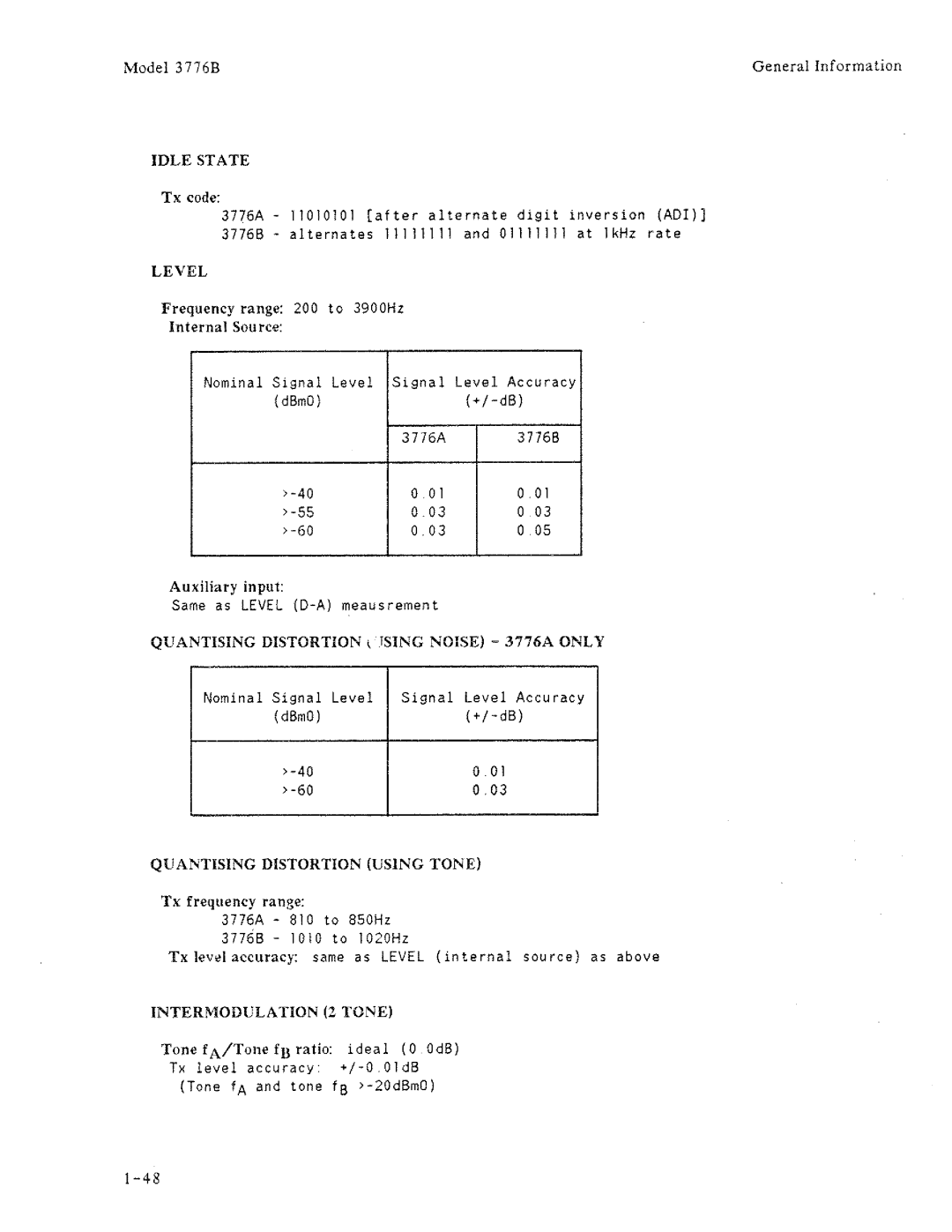 HP 3776B manual 