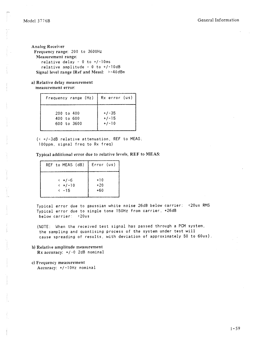 HP 3776B manual 