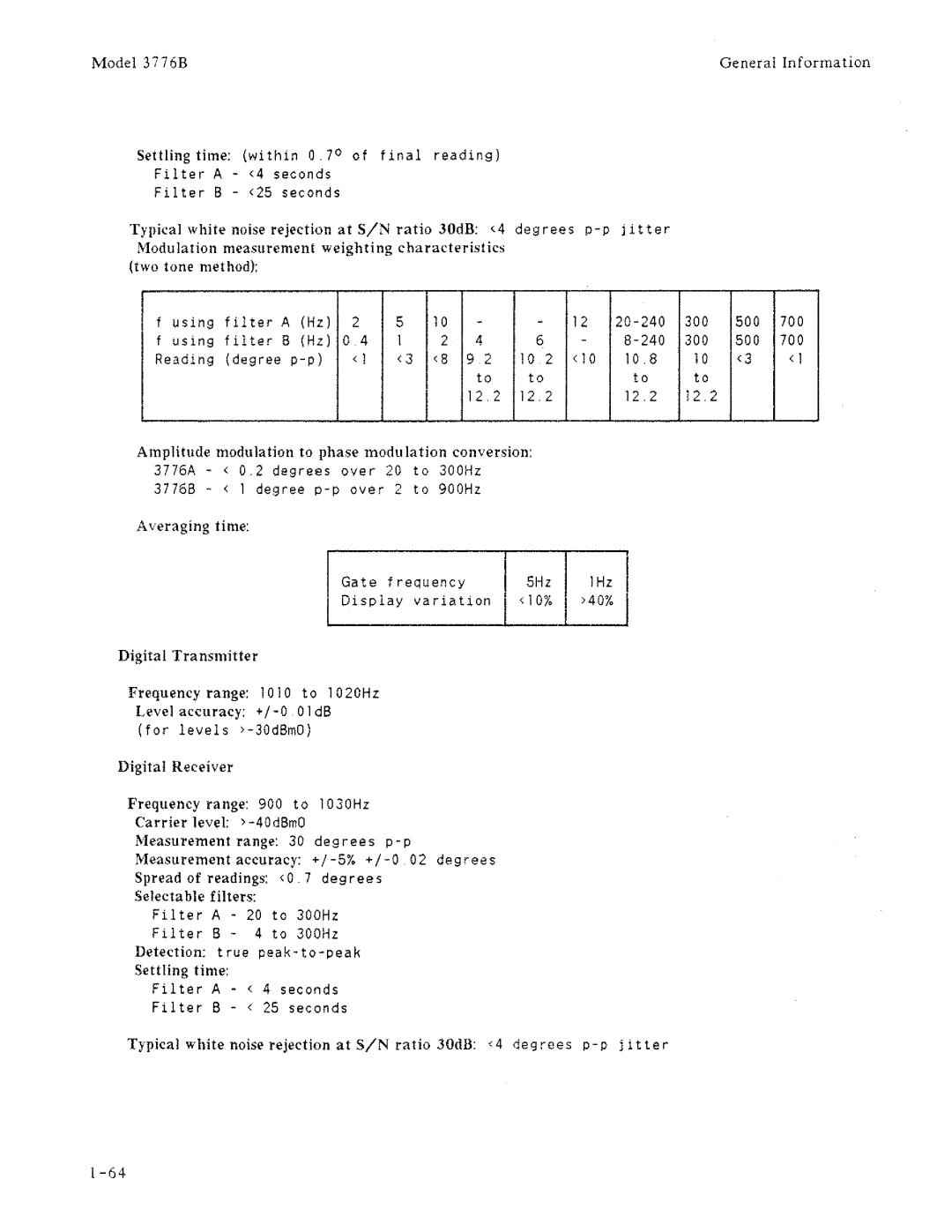 HP 3776B manual 