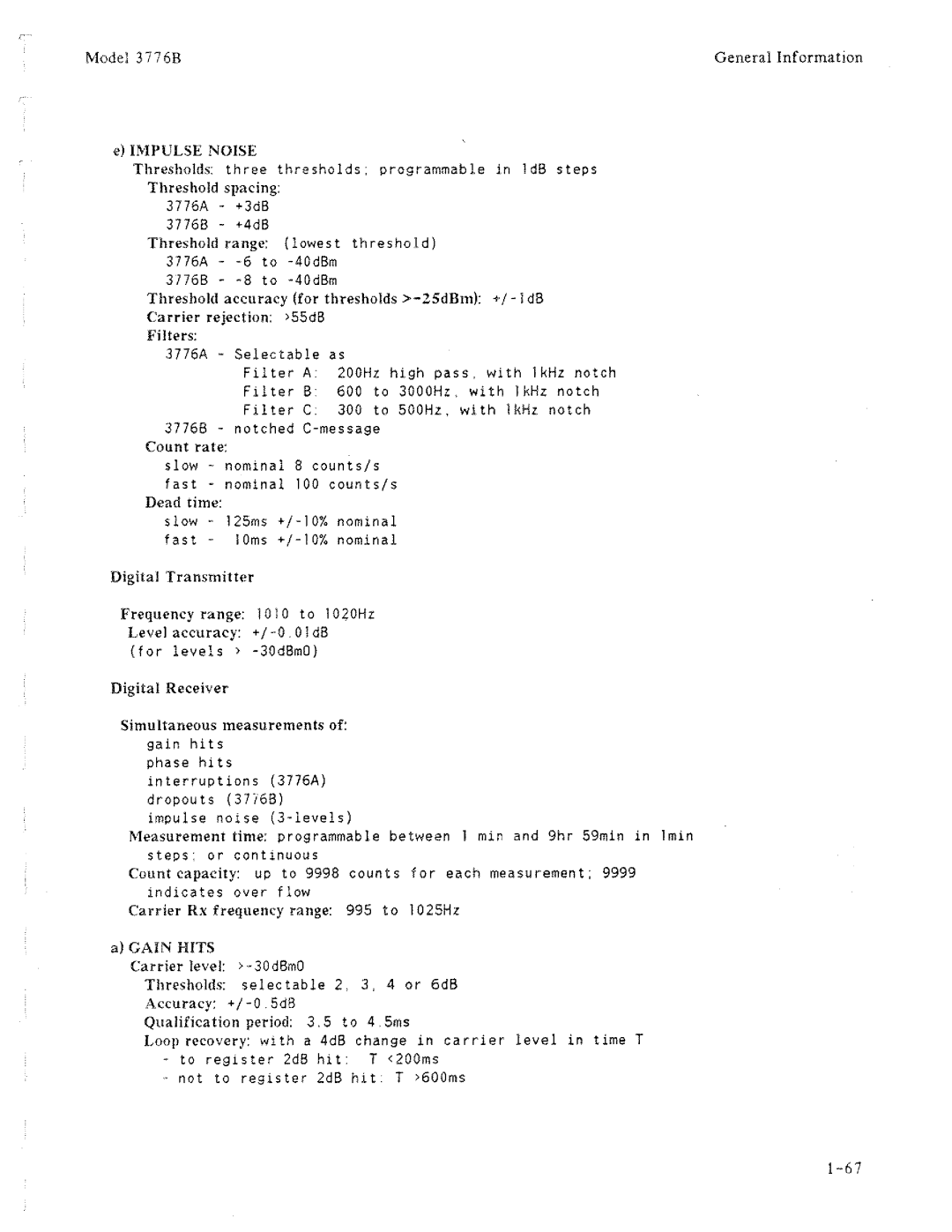 HP 3776B manual 