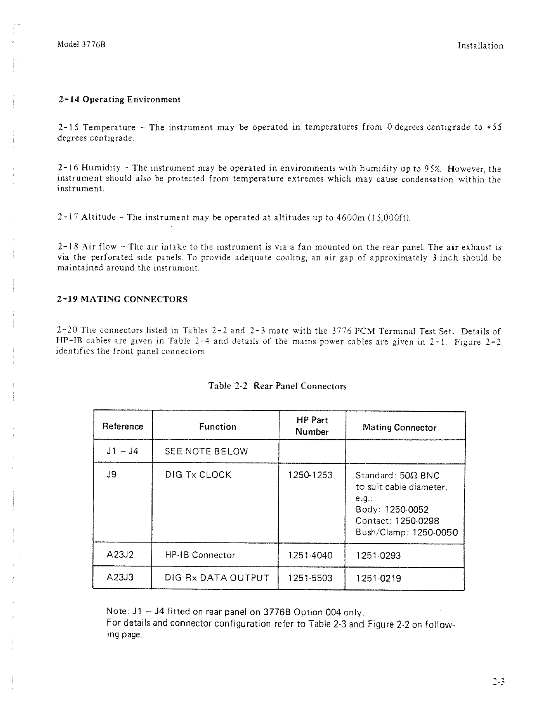 HP 3776B manual 