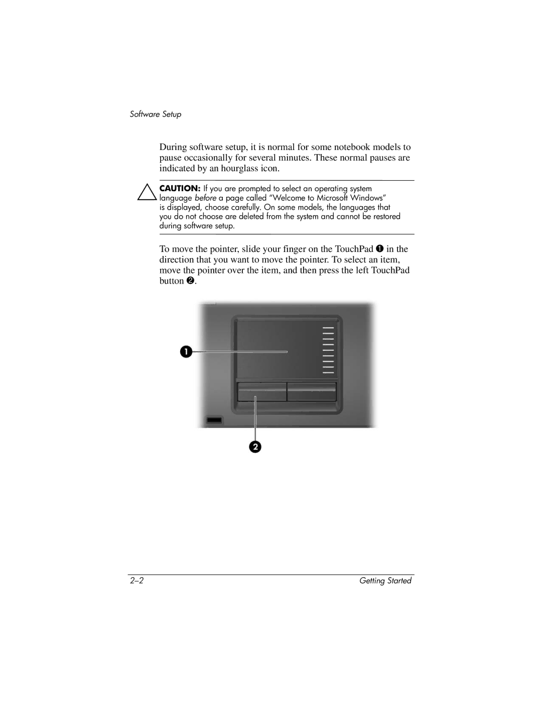 HP 377703-001 manual Software Setup 