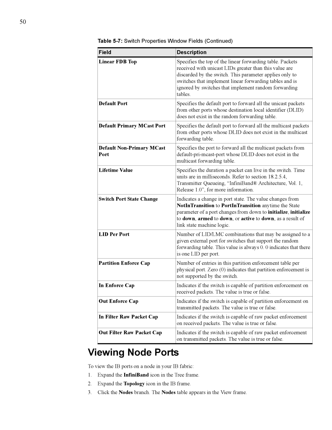 HP 377707-002 manual Viewing Node Ports 