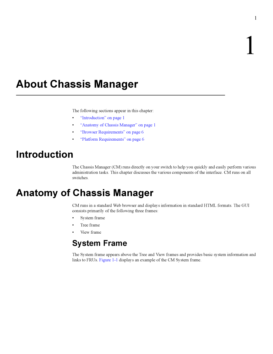 HP 377707-002 manual Introduction, Anatomy of Chassis Manager, System Frame 