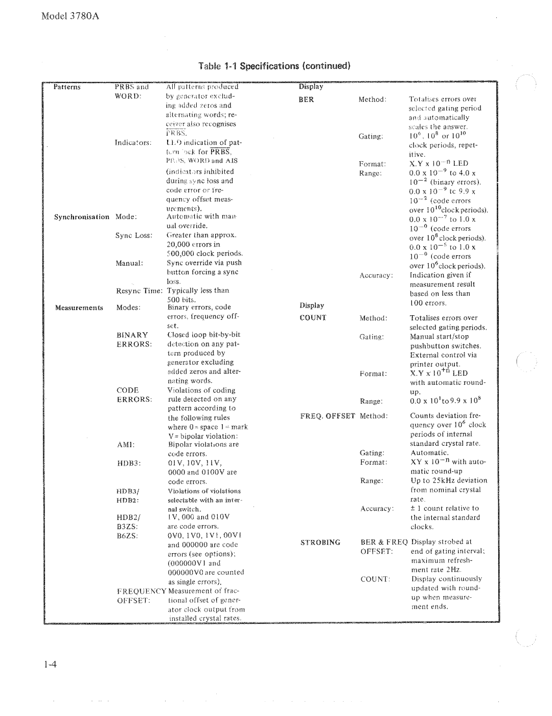 HP 3780A manual 