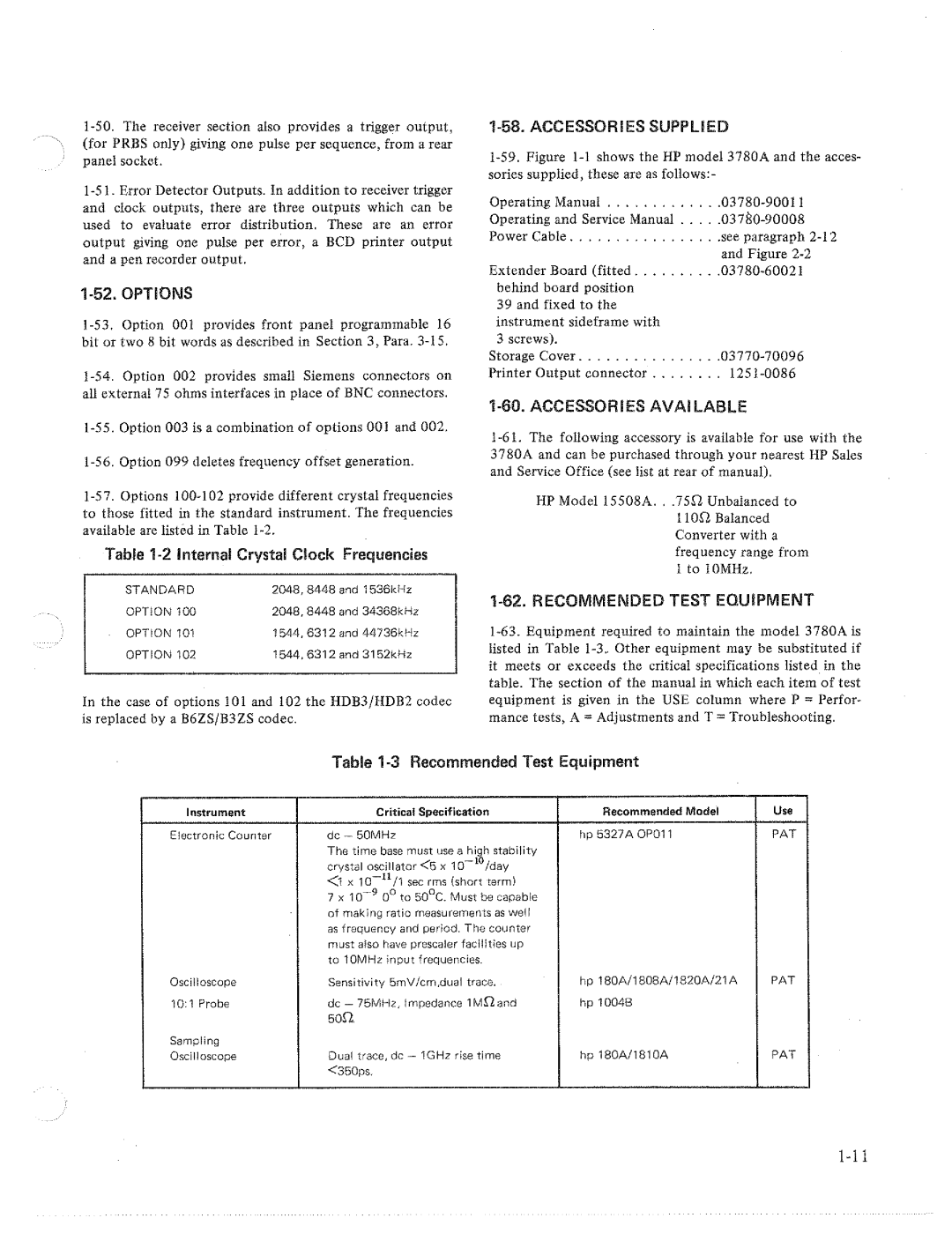 HP 3780A manual 