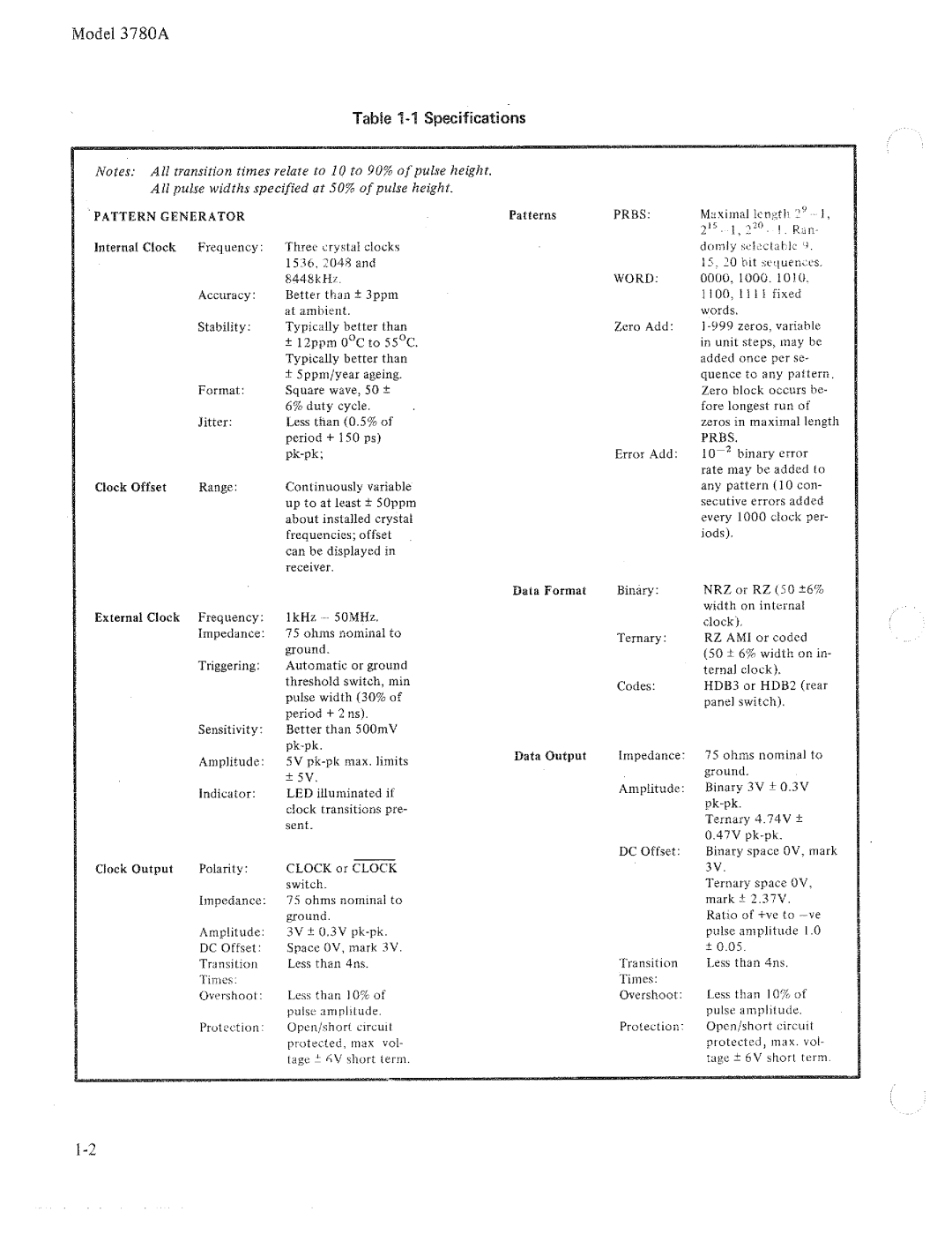 HP 3780A manual 