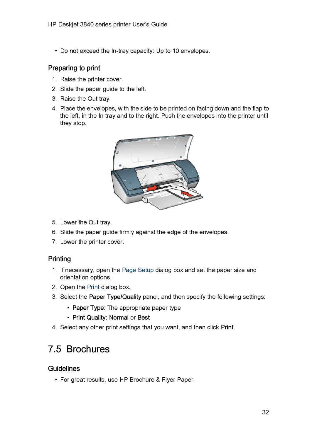 HP 3840 manual Brochures 