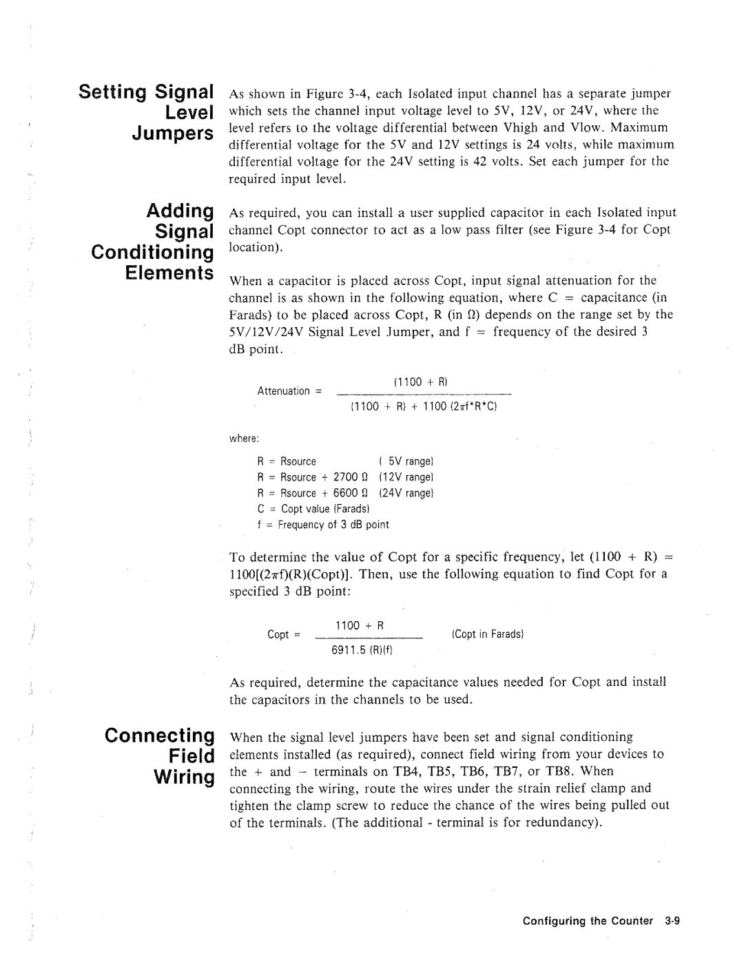 HP 44715A, 3852A manual 