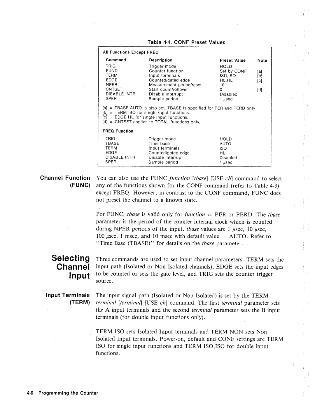 HP 3852A, 44715A manual 