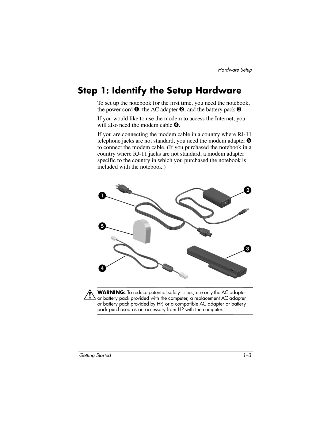 HP 393685-002 manual Identify the Setup Hardware 