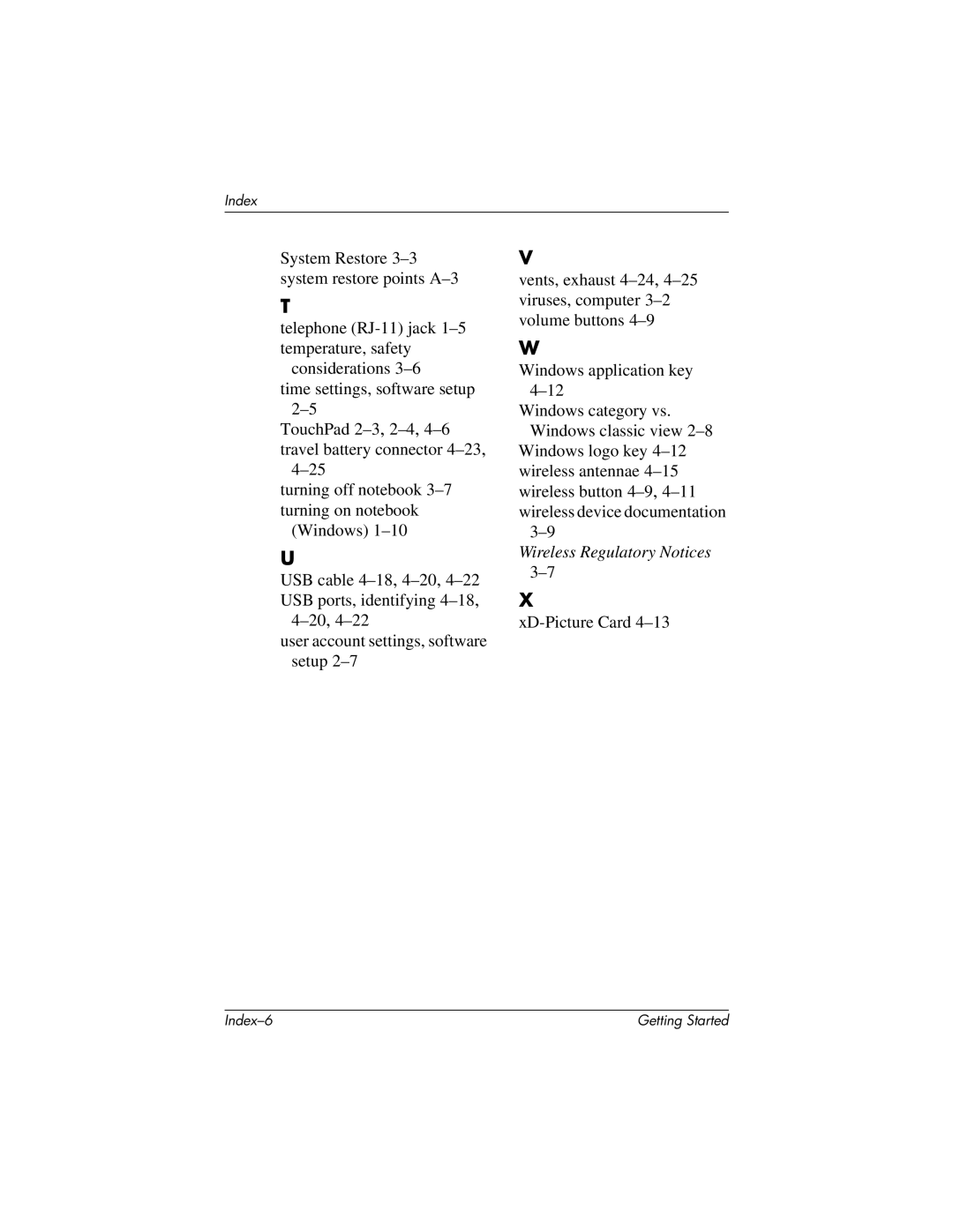 HP 393685-002 manual Wireless Regulatory Notices 