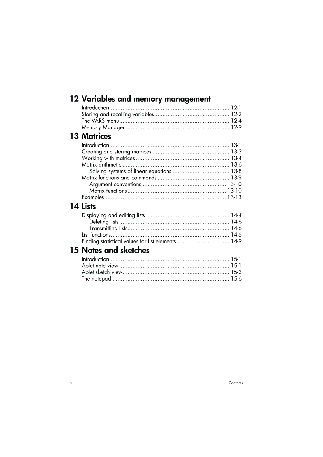 HP 39g+ Graphing manual Variables and memory management 