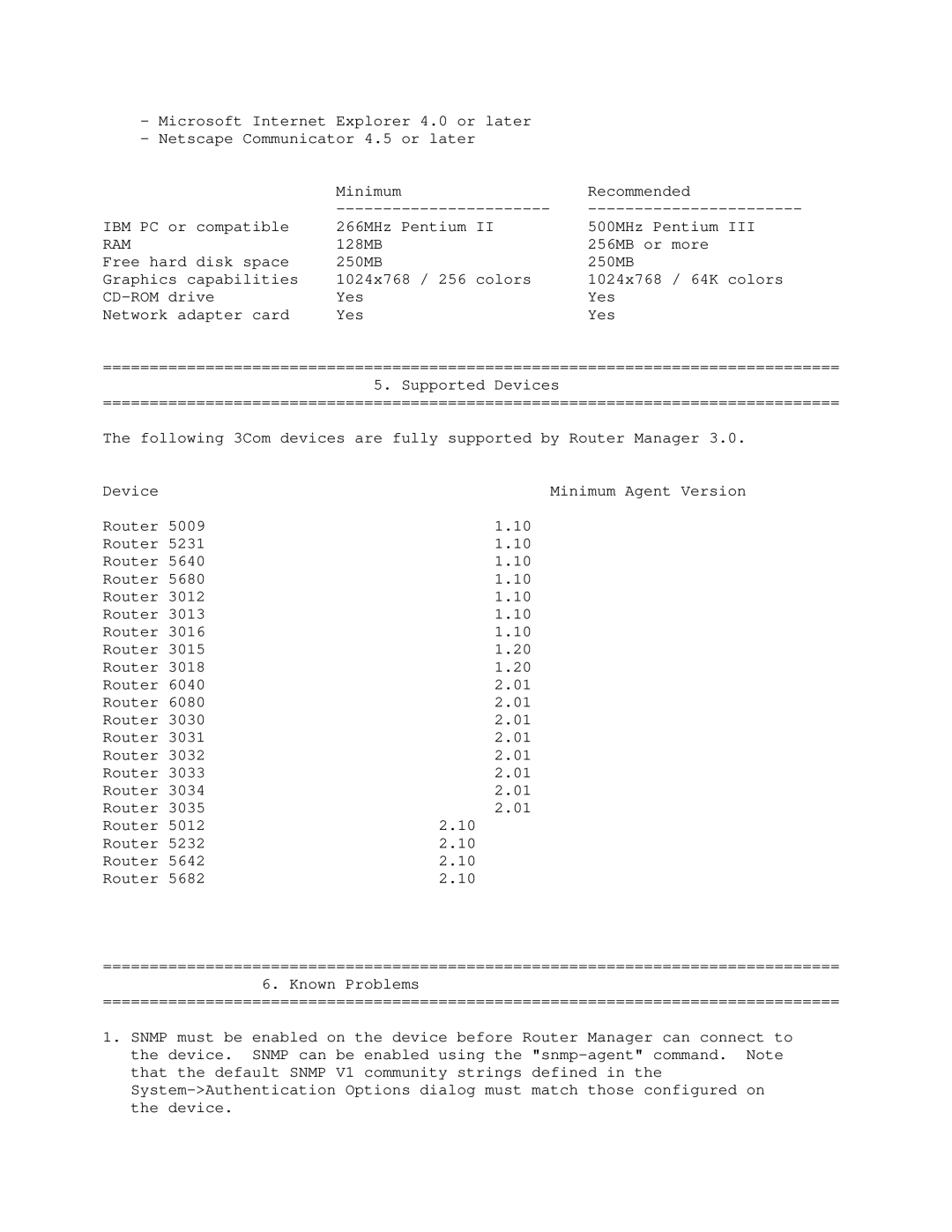 HP 3Com Network Node Management Plugin manual Ram 