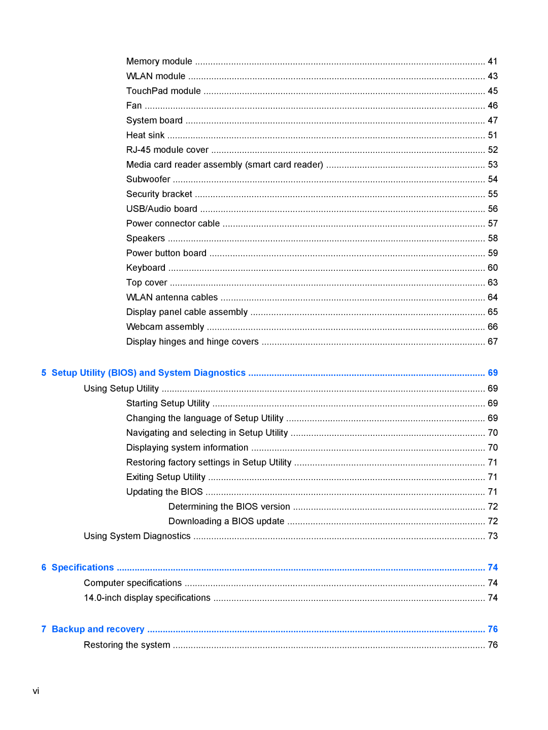 HP 4 B5T04UA, 4 B5T03UA manual Computer specifications Inch display specifications 