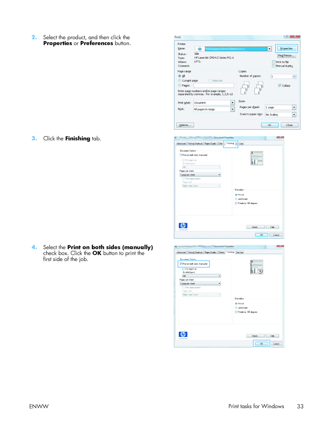 HP 400 CE956A, 400 M401N Laser CZ195A#BGJ, M475DW PRO 400 CE864A#BGJ manual Enww 