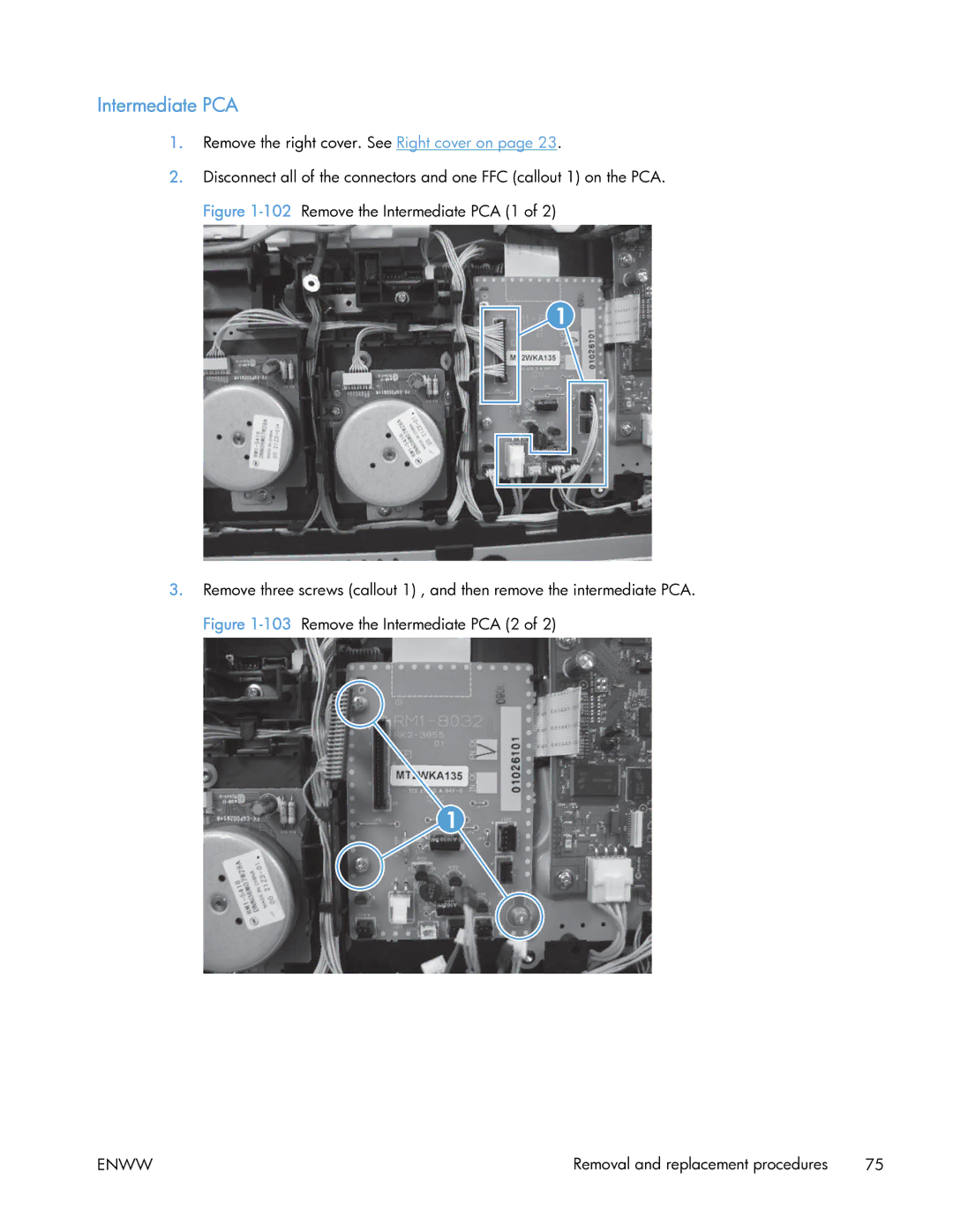 HP 400 manual Intermediate PCA 