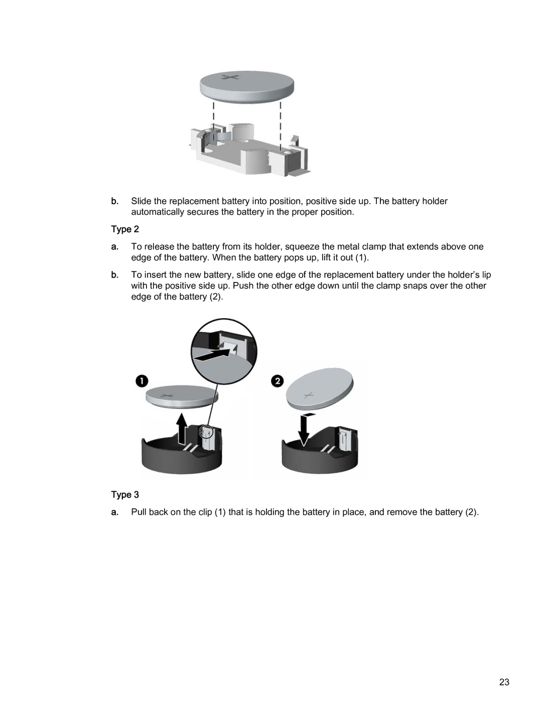 HP 402 G1 manual Type 