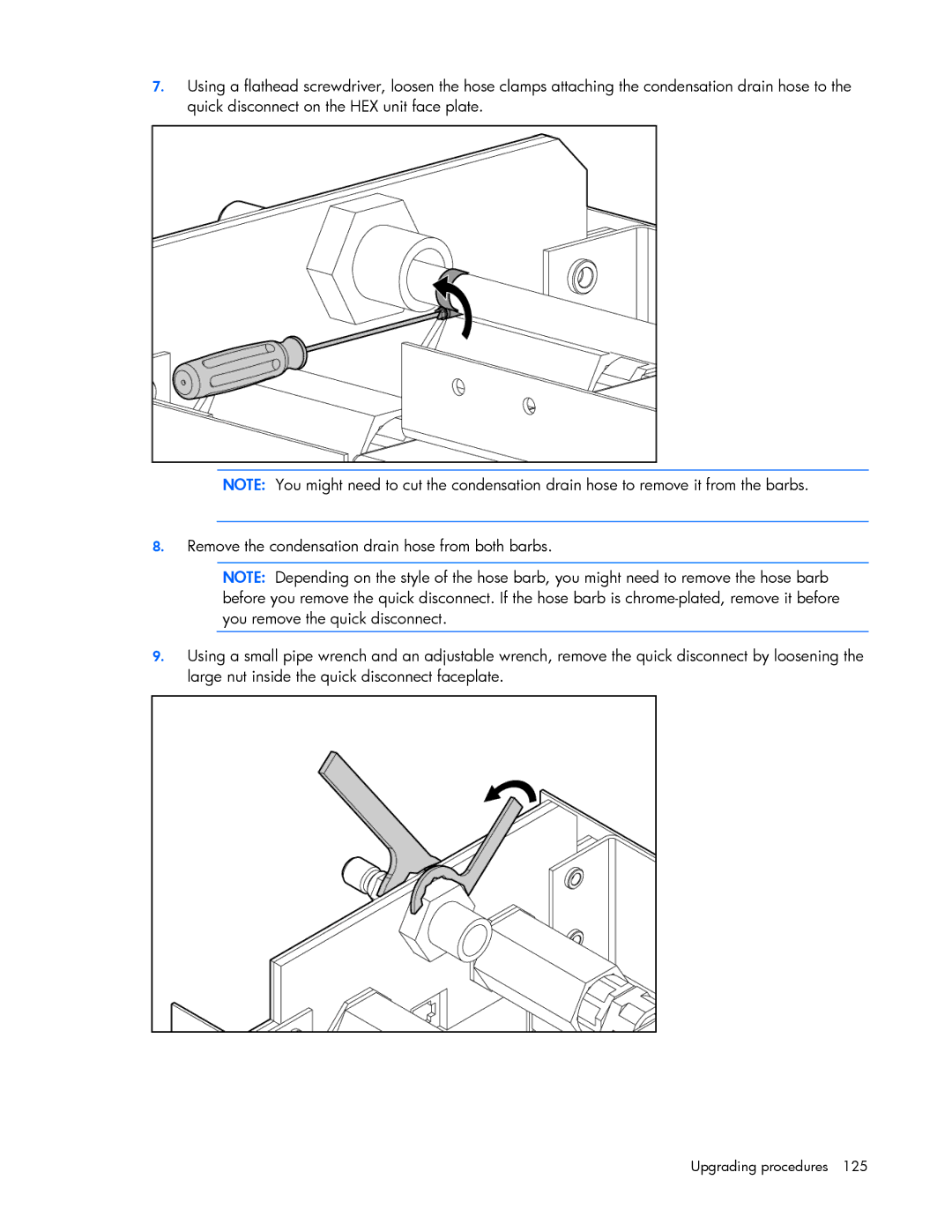 HP 403349-003 manual Upgrading procedures 