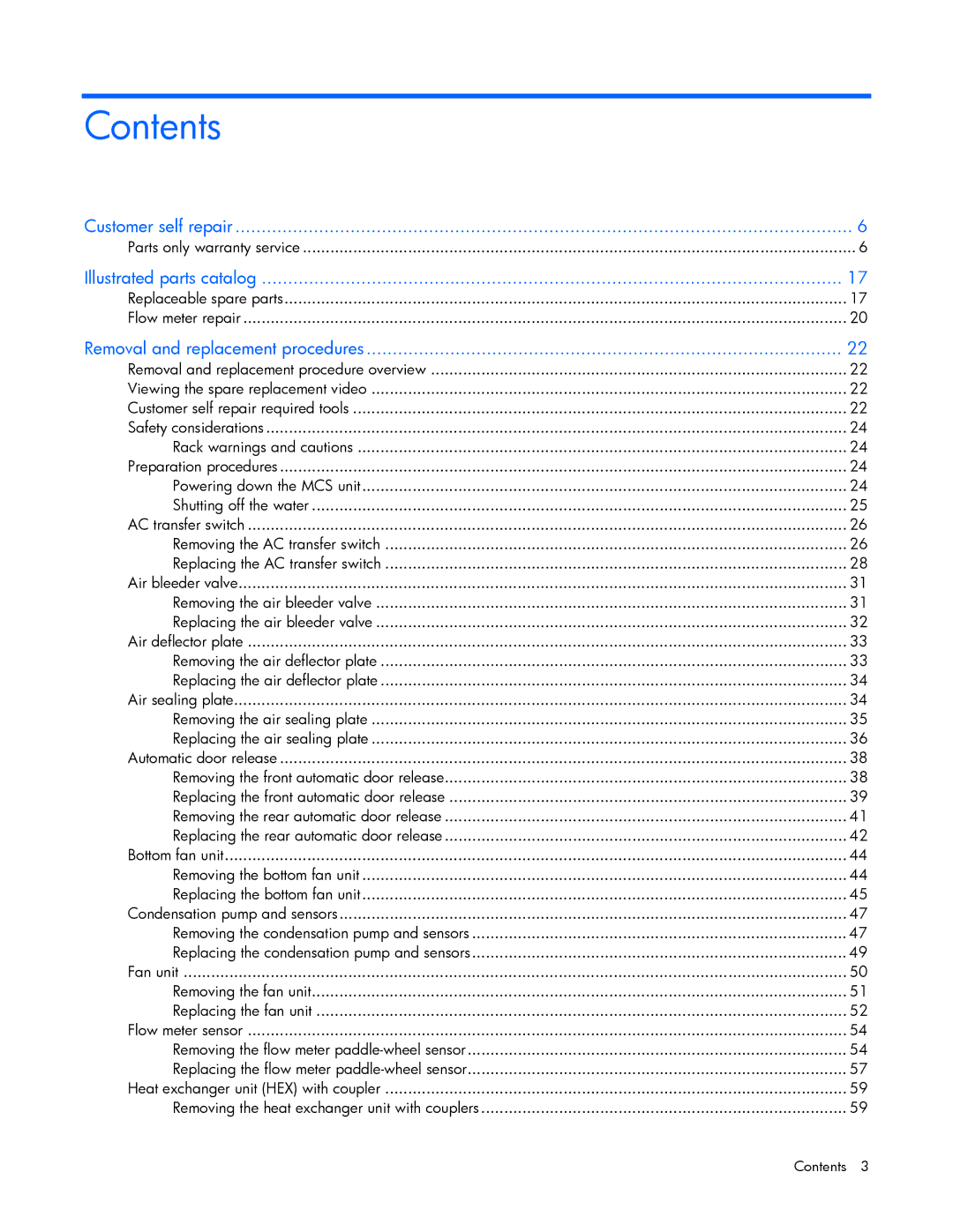 HP 403349-003 manual Contents 