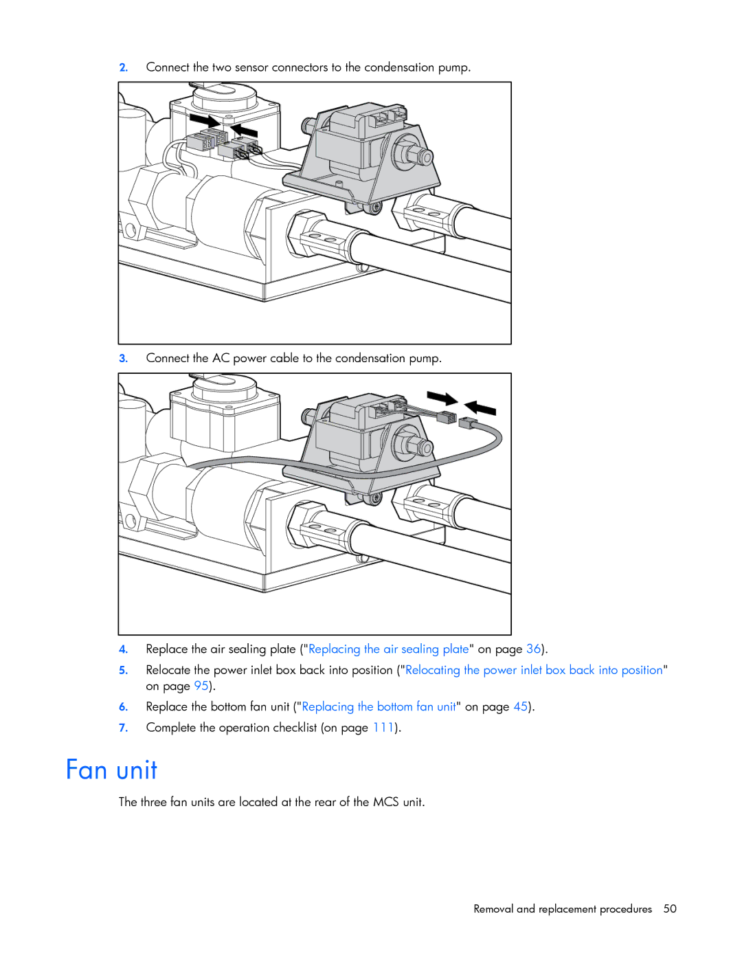 HP 403349-003 manual Fan unit 