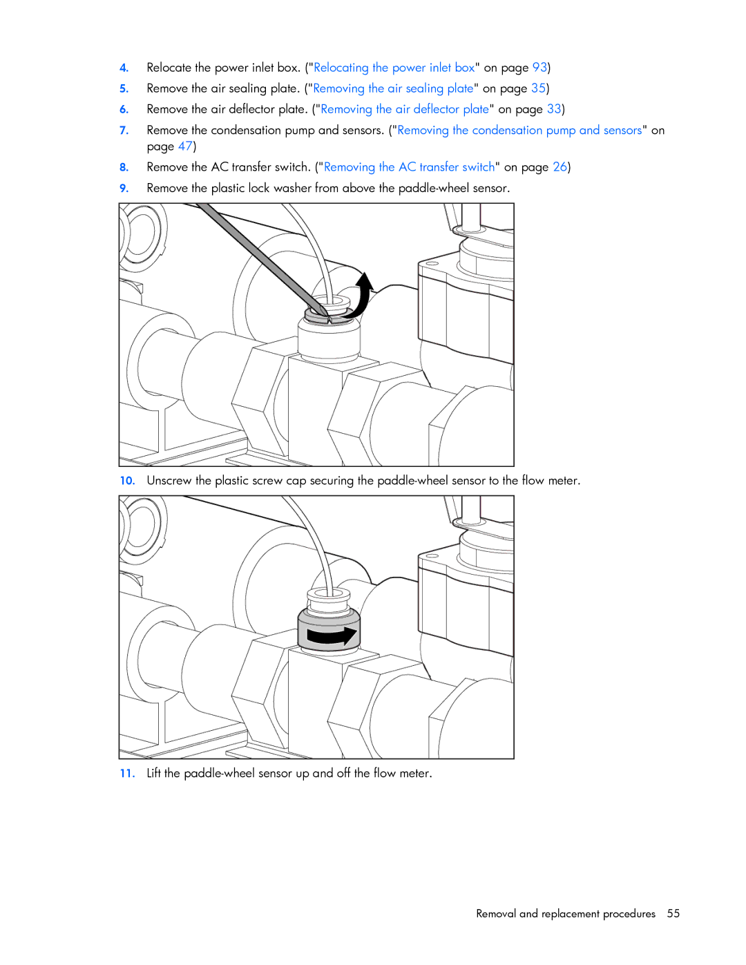 HP 403349-003 manual Removal and replacement procedures 