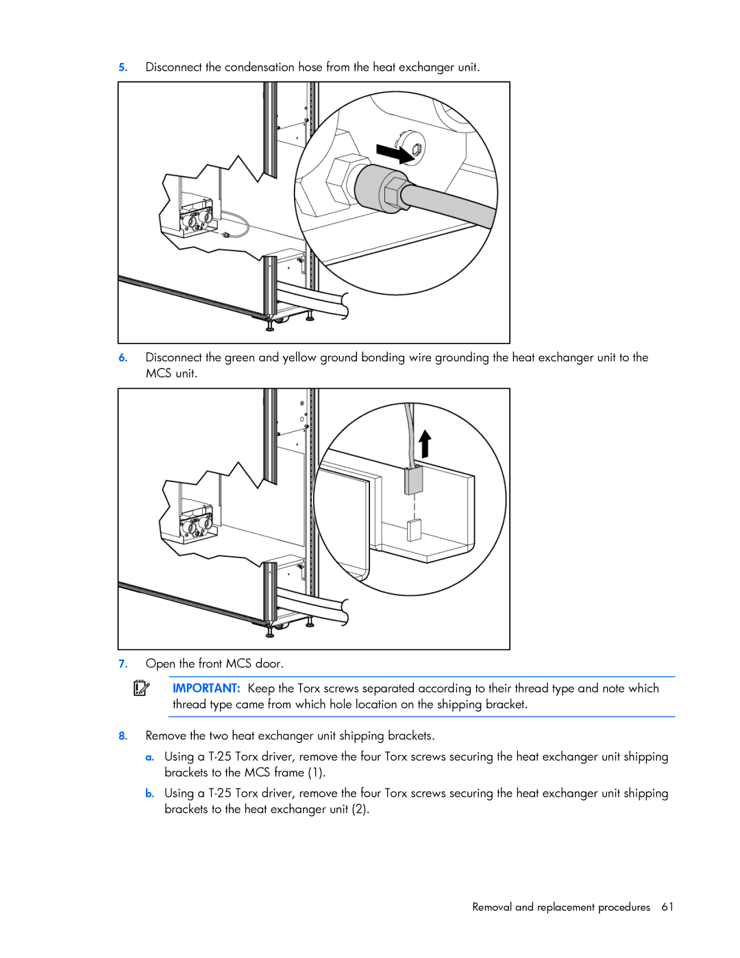 HP 403349-003 manual Removal and replacement procedures 