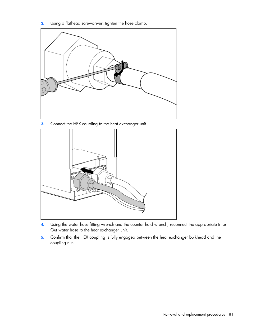 HP 403349-003 manual Removal and replacement procedures 