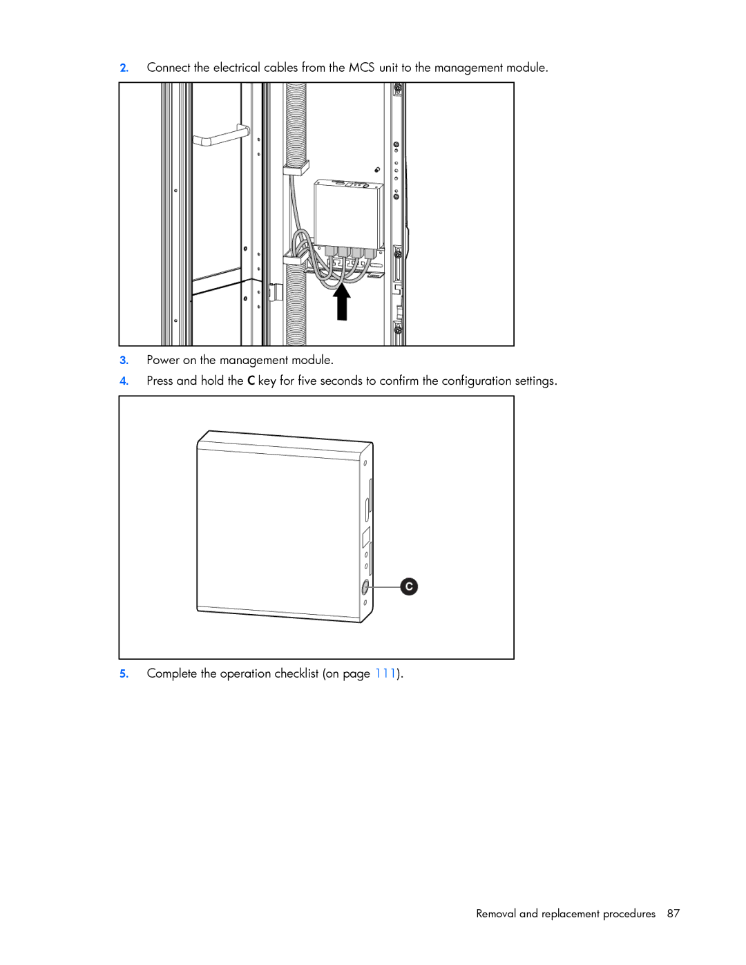 HP 403349-003 manual Removal and replacement procedures 