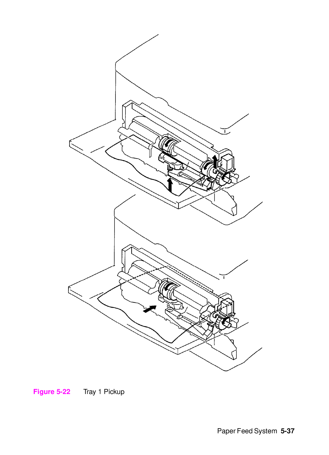 HP 4000, 4050 manual Tray 1 Pickup 