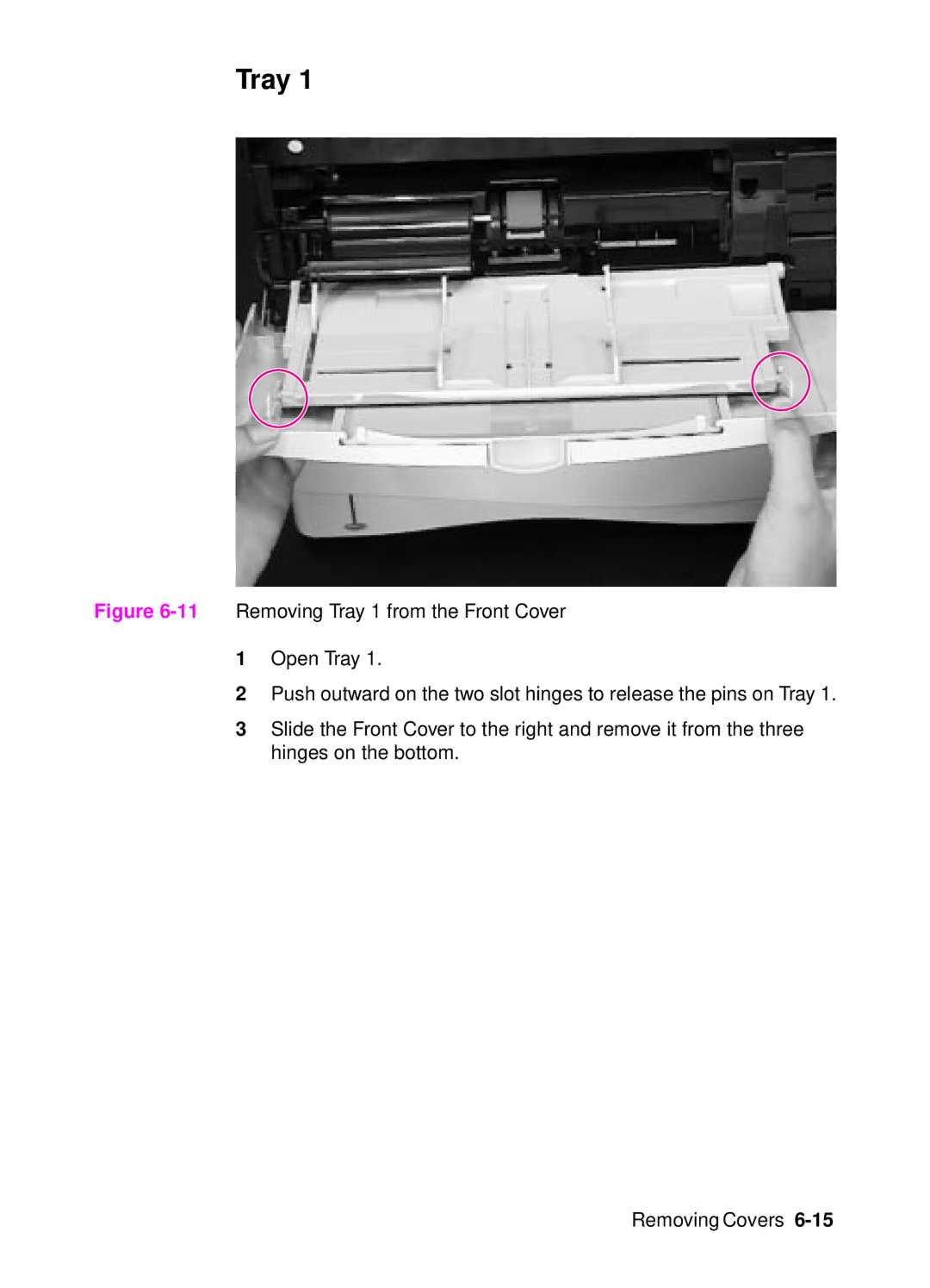 HP 4000, 4050 manual Tray 