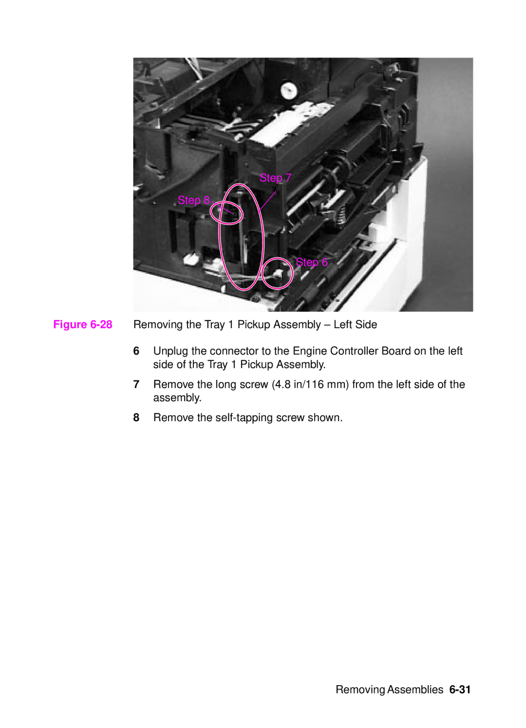 HP 4000, 4050 manual Step 