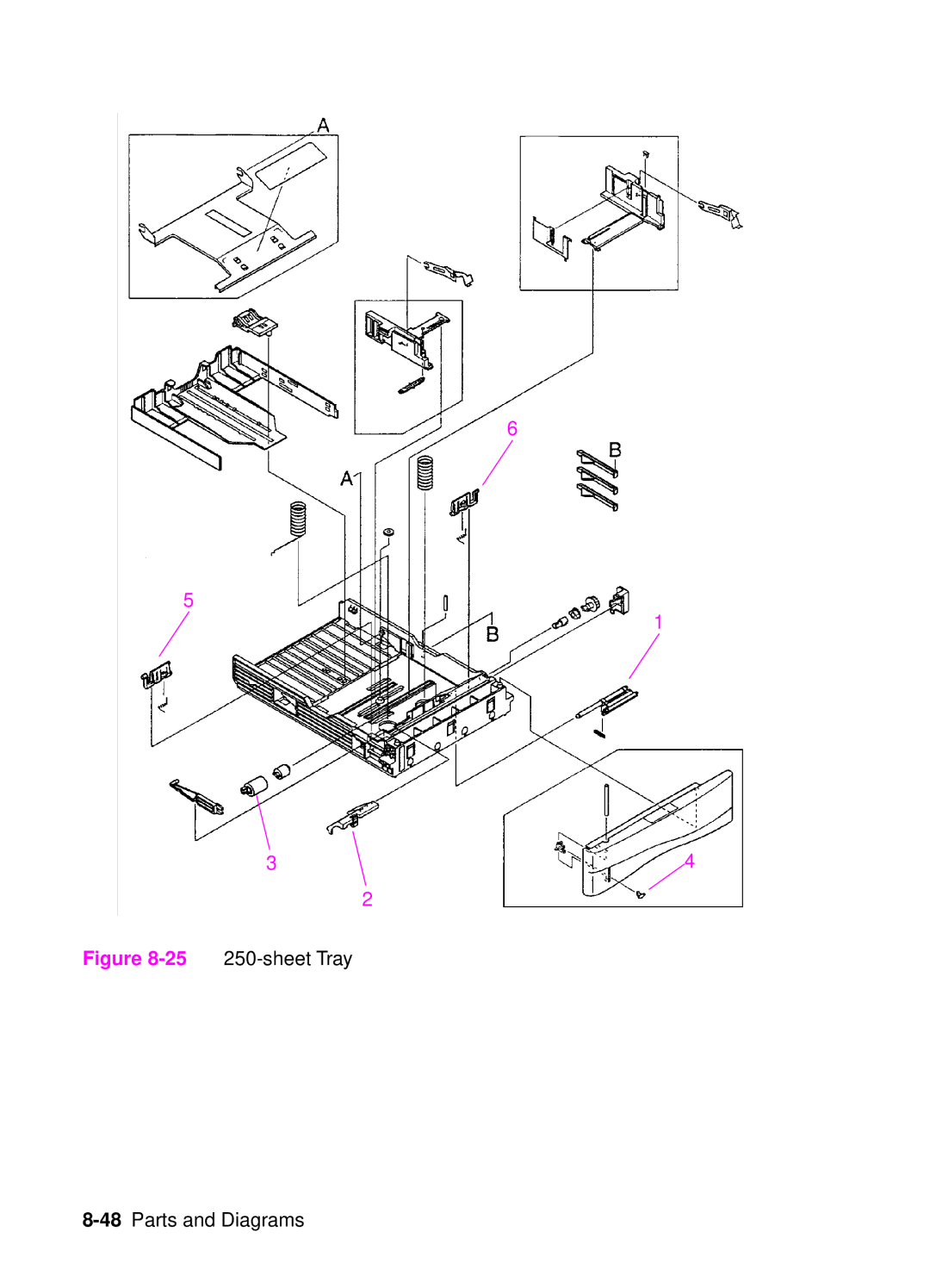 HP 4050, 4000 manual 48Parts and Diagrams 