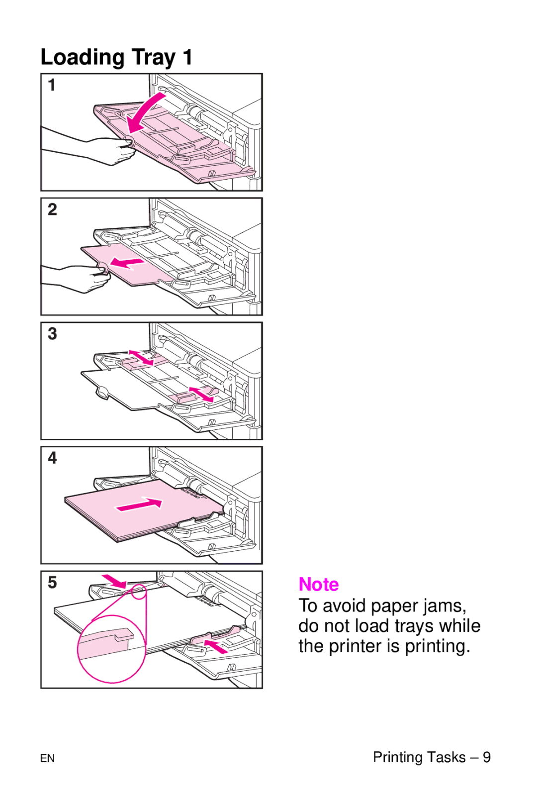 HP 4050 N, 4050 TN manual Loading Tray 